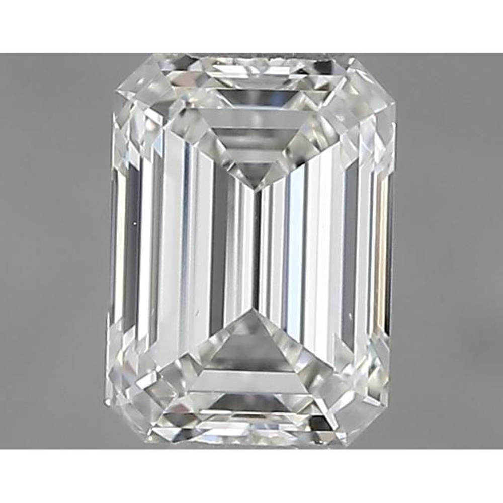 0.41 Carat Emerald Loose Diamond, H, VS1, Ideal, IGI Certified | Thumbnail