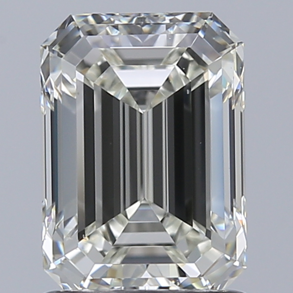 1.50 Carat Emerald Loose Diamond, H, VS2, Super Ideal, IGI Certified | Thumbnail