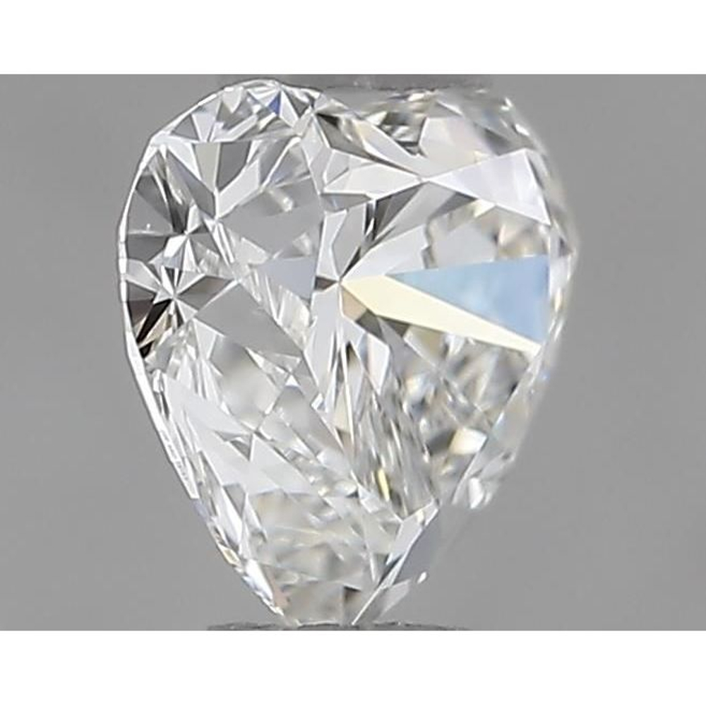 0.49 Carat Heart Loose Diamond, H, VVS2, Ideal, IGI Certified