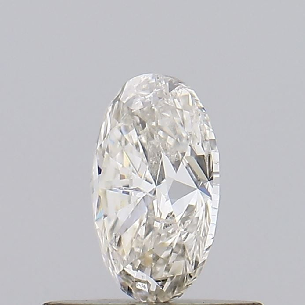 0.50 Carat Oval Loose Diamond, J, I1, Ideal, IGI Certified