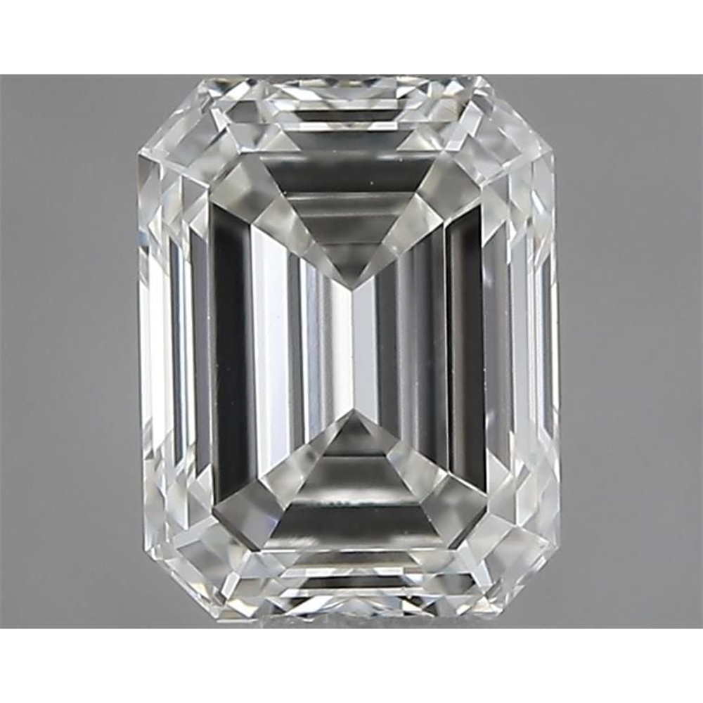 0.52 Carat Emerald Loose Diamond, H, VVS2, Ideal, IGI Certified | Thumbnail
