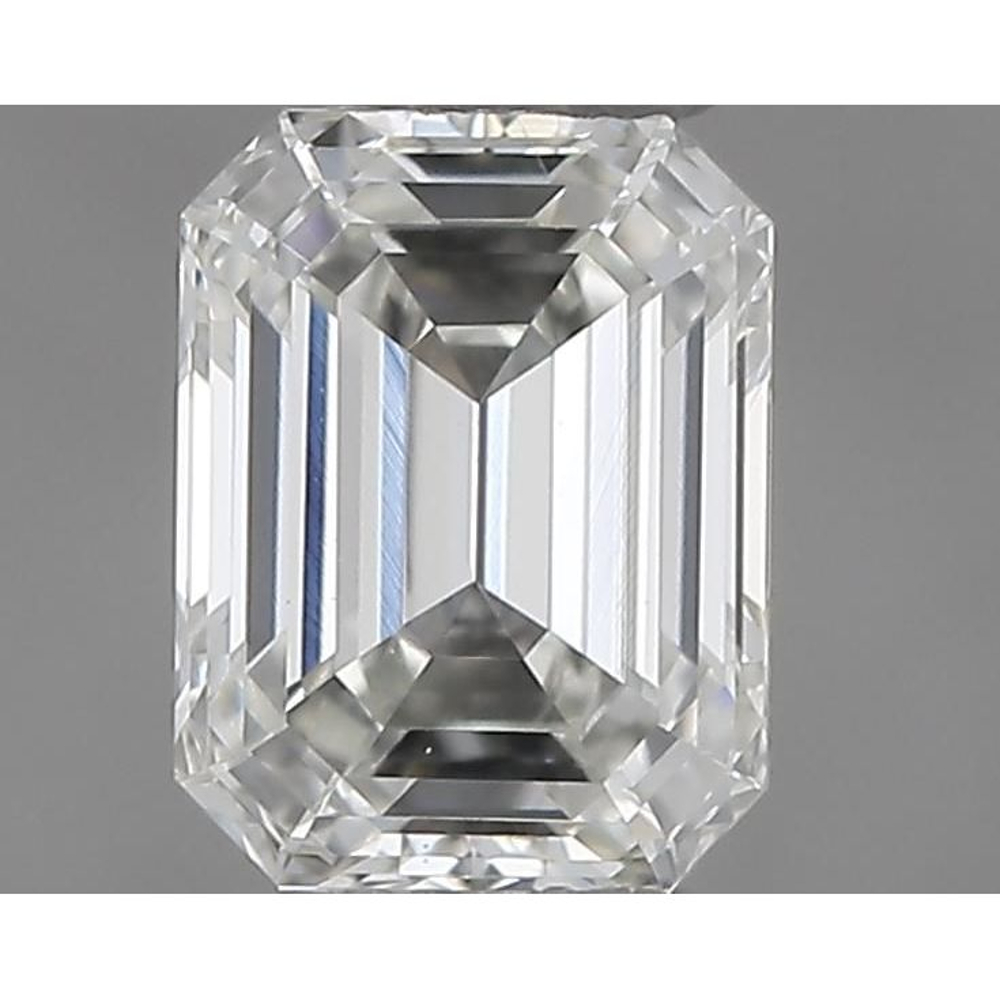 0.46 Carat Emerald Loose Diamond, H, VS2, Ideal, IGI Certified | Thumbnail