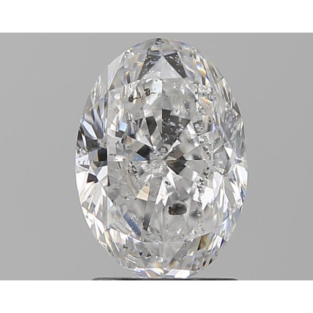 1.70 Carat Oval Loose Diamond, D, SI2, Ideal, IGI Certified