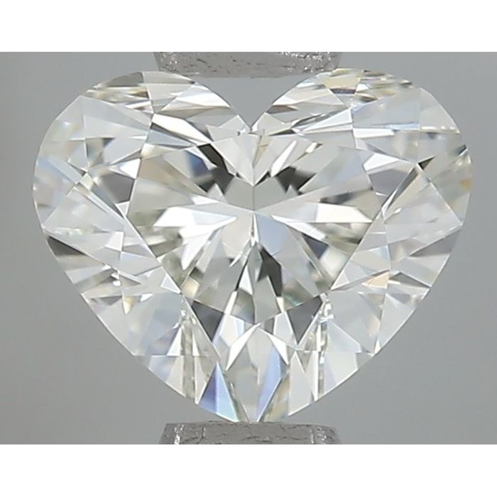 0.71 Carat Heart Loose Diamond, H, VVS2, Ideal, IGI Certified
