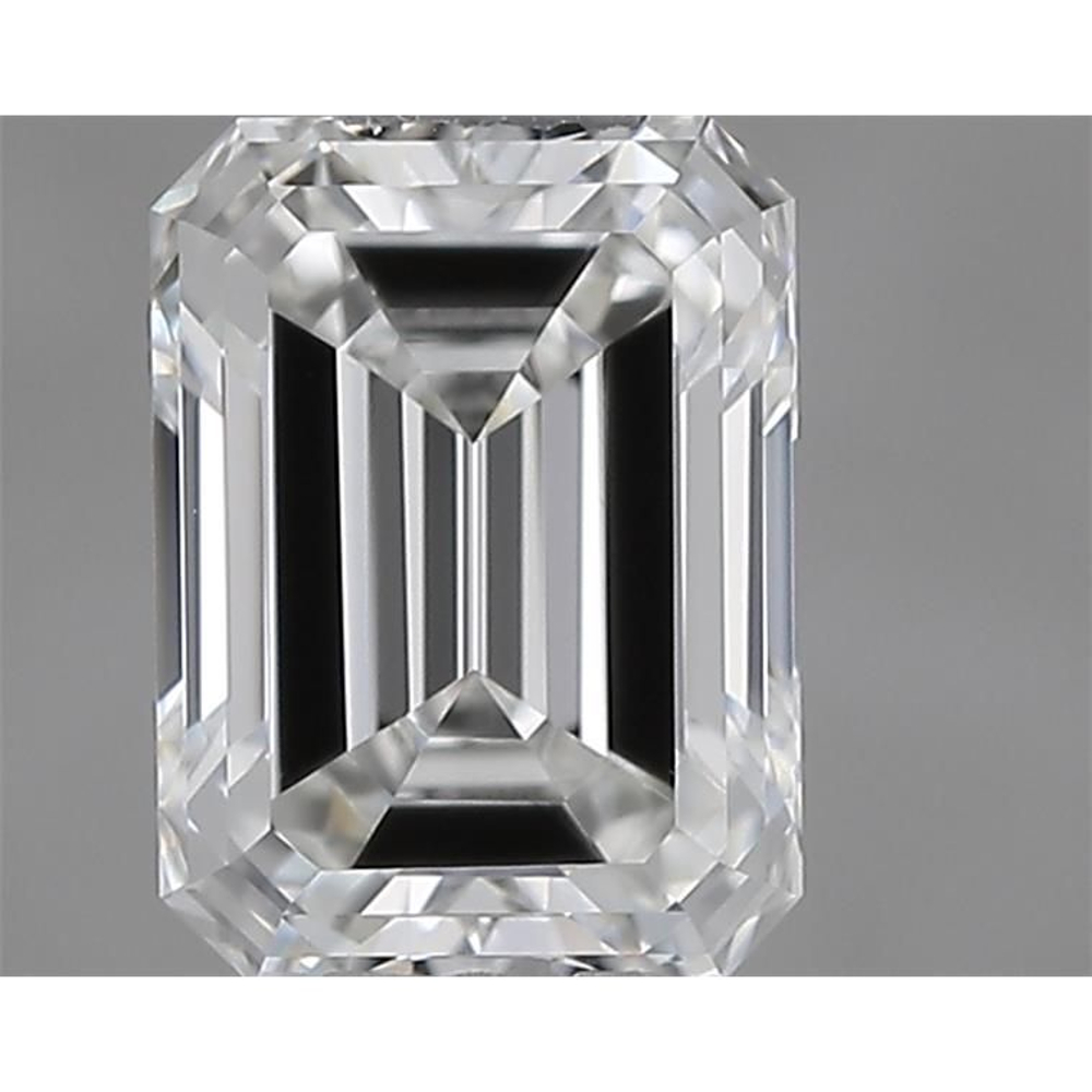 0.51 Carat Emerald Loose Diamond, F, VVS2, Excellent, IGI Certified | Thumbnail