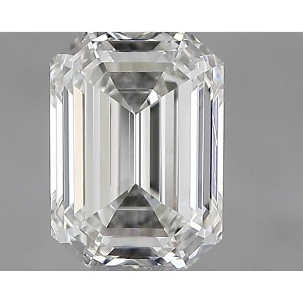 0.53 Carat Emerald Loose Diamond, H, VS1, Excellent, IGI Certified | Thumbnail