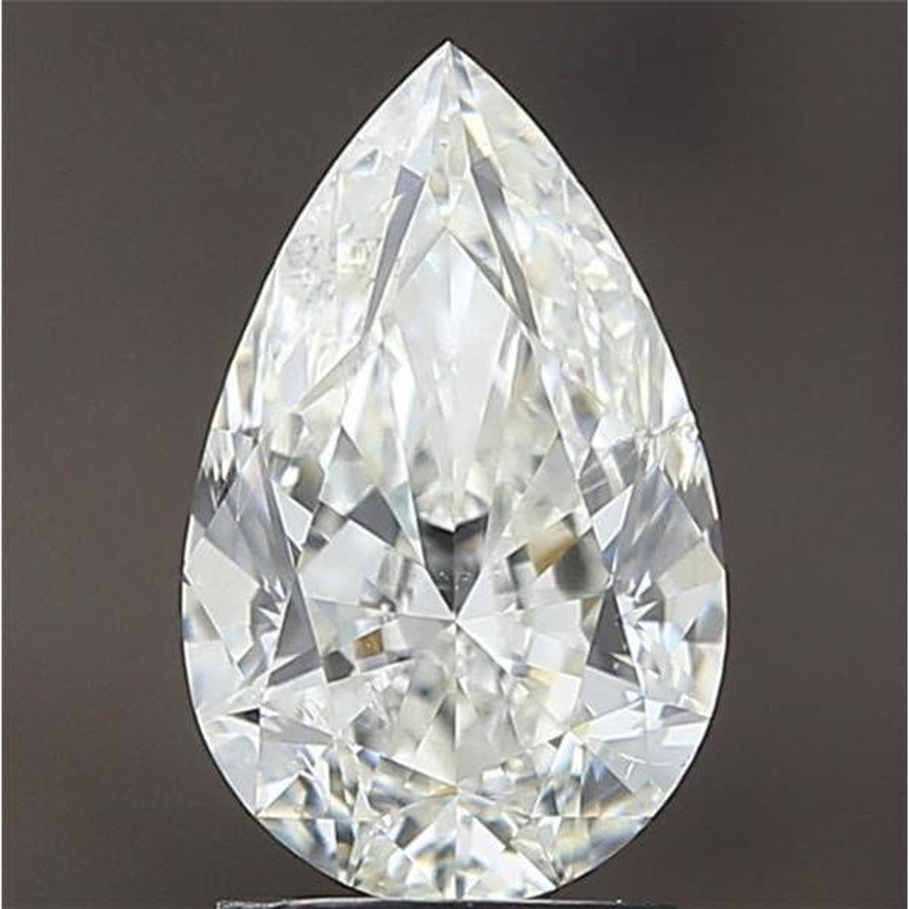 2.00 Carat Pear Loose Diamond, H, SI1, Super Ideal, IGI Certified