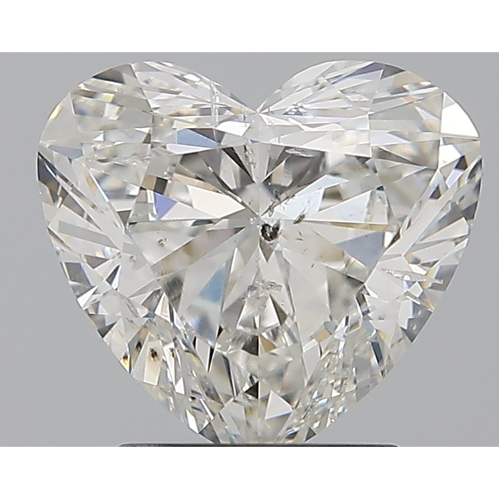 2.01 Carat Heart Loose Diamond, G, SI2, Super Ideal, IGI Certified | Thumbnail