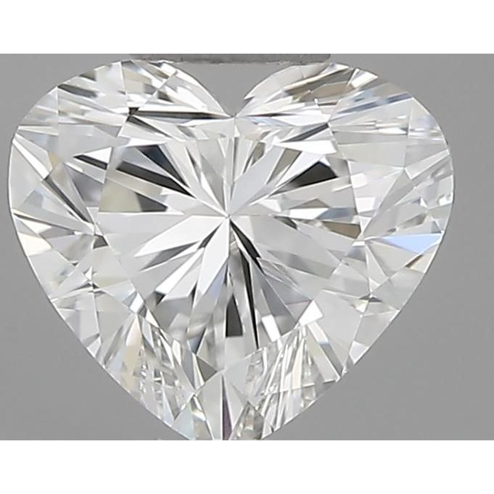 0.50 Carat Heart Loose Diamond, G, VVS2, Excellent, IGI Certified | Thumbnail