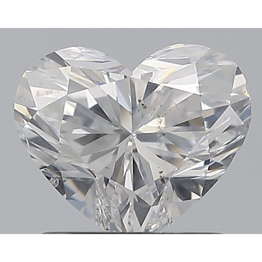 1.00 Carat Heart Loose Diamond, E, SI2, Ideal, IGI Certified