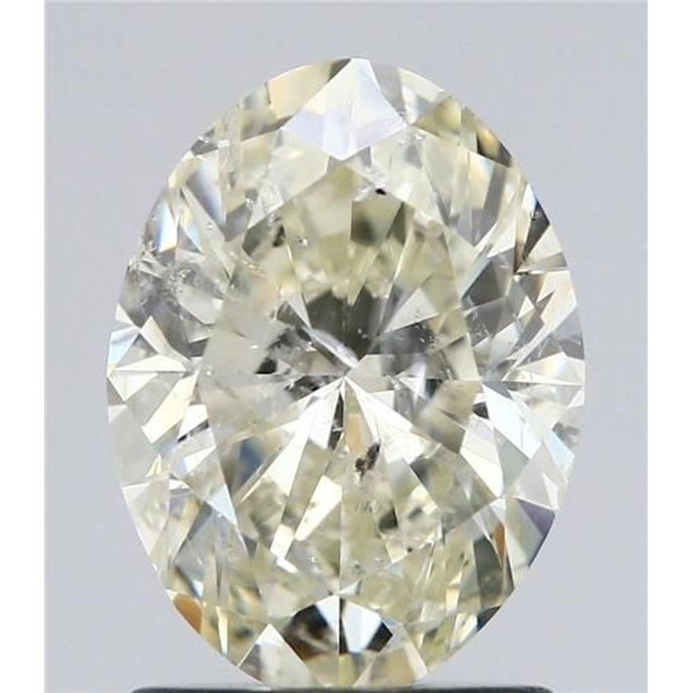 1.50 Carat Oval Loose Diamond, K, I1, Ideal, IGI Certified | Thumbnail