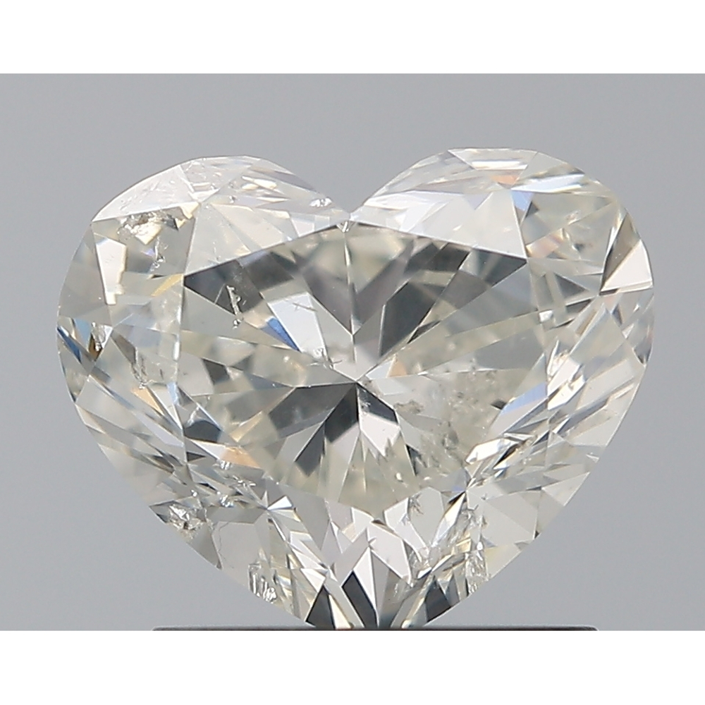1.51 Carat Heart Loose Diamond, I, SI2, Ideal, IGI Certified