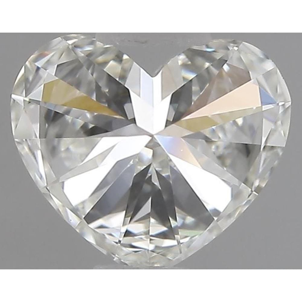 0.51 Carat Heart Loose Diamond, H, IF, Super Ideal, IGI Certified