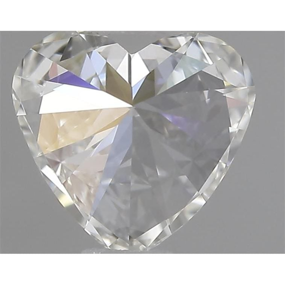 0.50 Carat Heart Loose Diamond, H, VVS2, Excellent, IGI Certified | Thumbnail