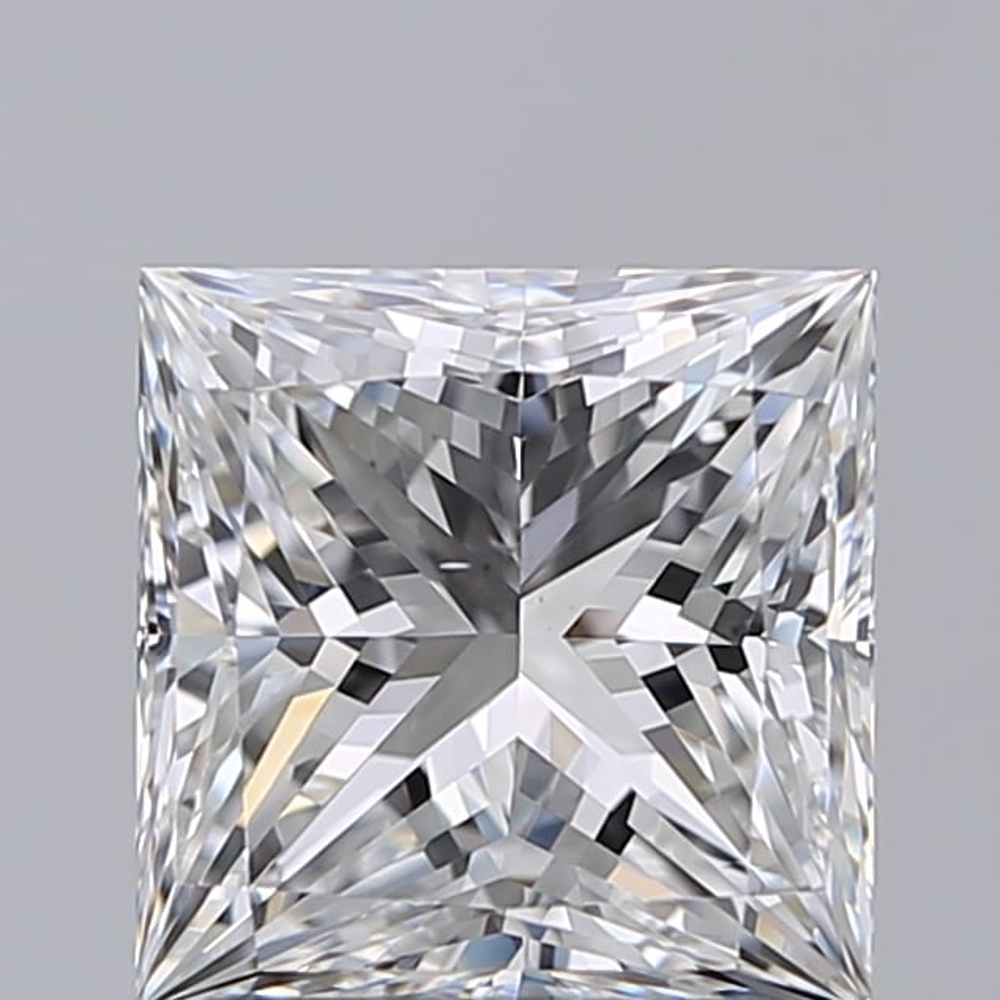 1.79 Carat Princess Loose Diamond, E, VS2, Super Ideal, GIA Certified | Thumbnail