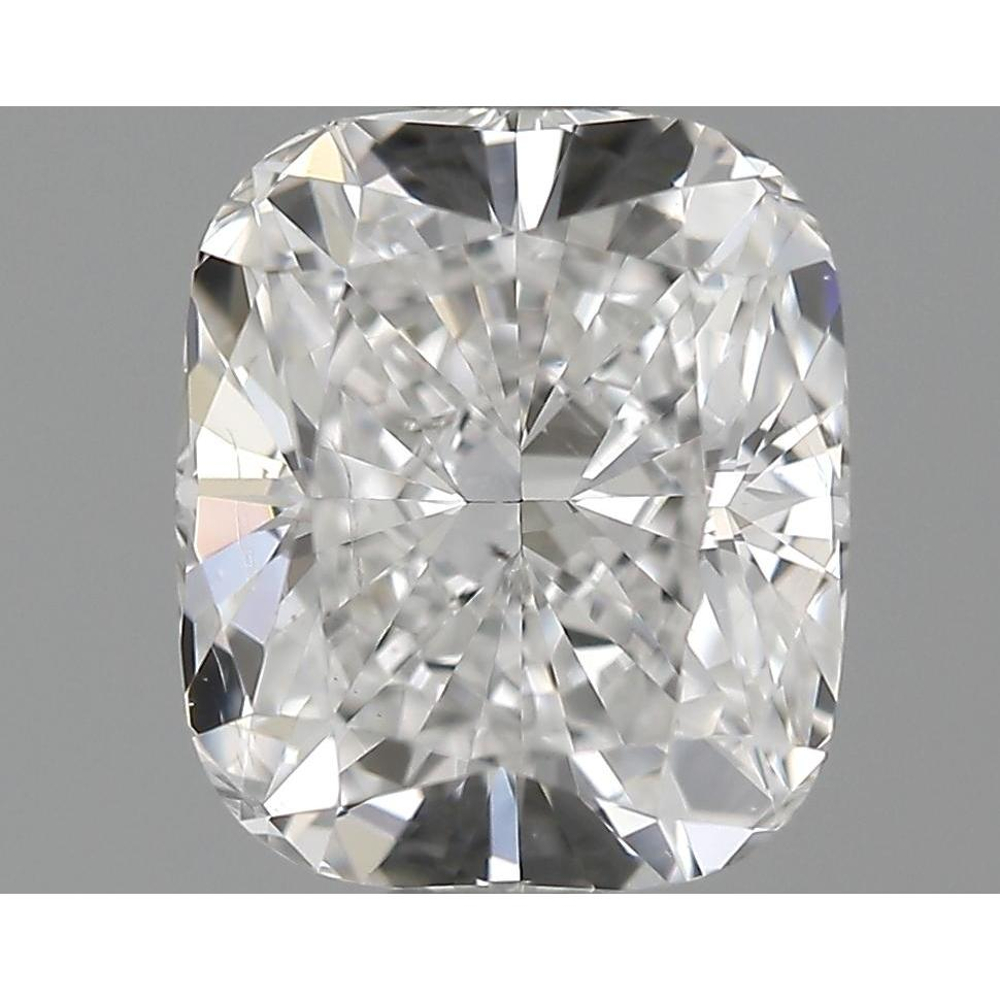 0.90 Carat Cushion Loose Diamond, E, SI1, Ideal, GIA Certified