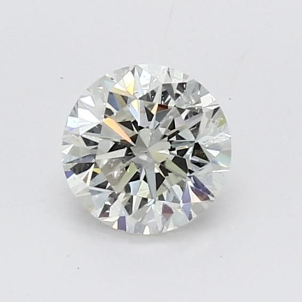 0.60 Carat Round Loose Diamond, J, SI2, Very Good, GIA Certified