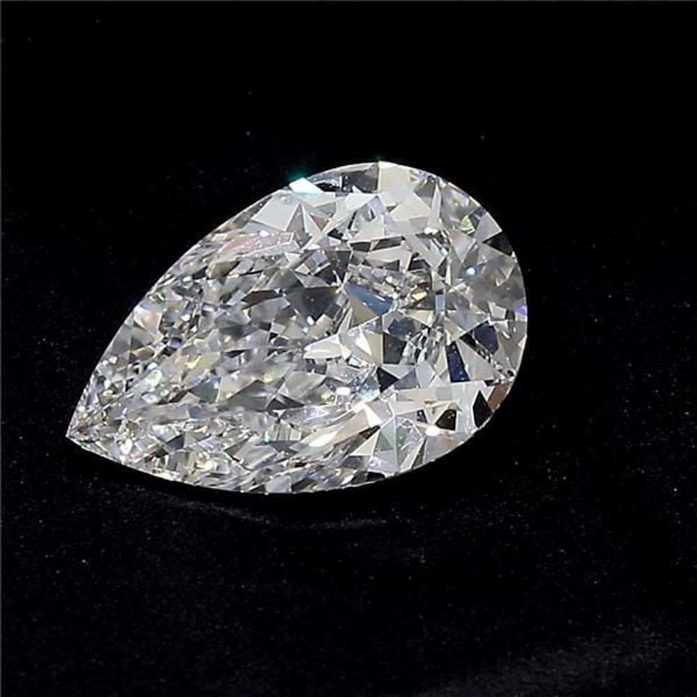 1.50 Carat Pear Loose Diamond, E, VVS2, Super Ideal, GIA Certified