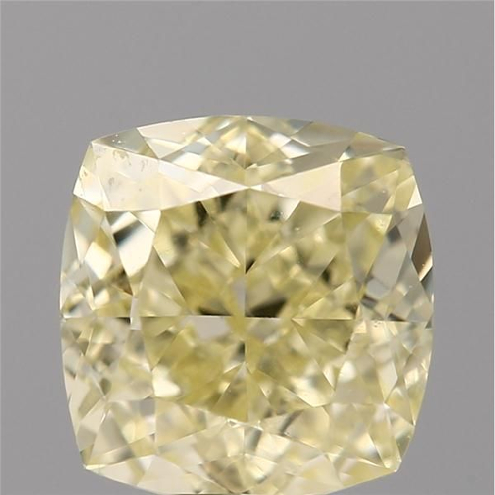 0.72 Carat Cushion Loose Diamond, Yellow Yellow, VVS1, Very Good, GIA Certified | Thumbnail