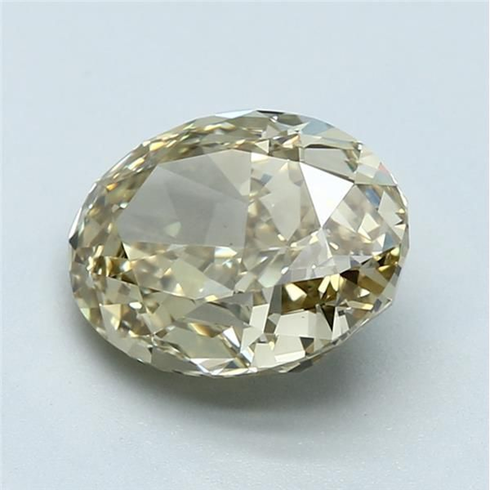 2.73 Carat Oval Loose Diamond, Fancy Brownish Yellow, VS1, Ideal, GIA Certified