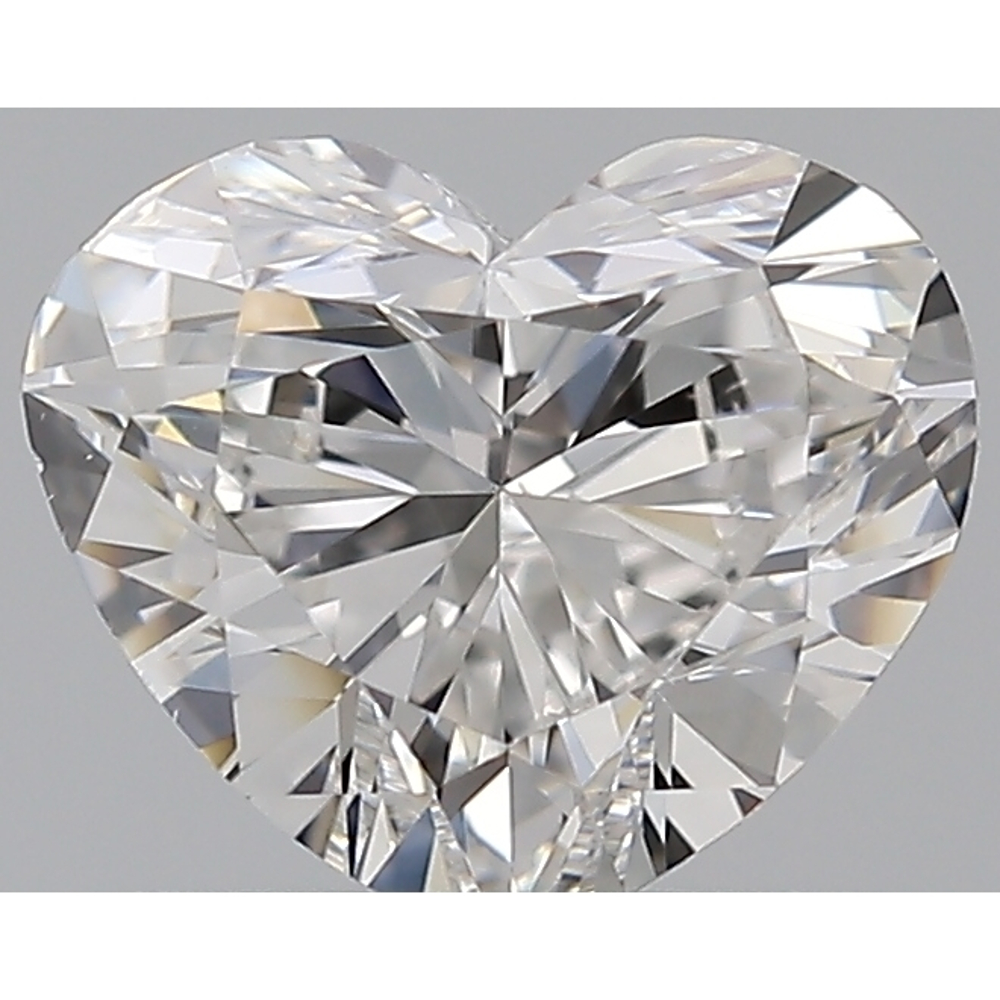 0.70 Carat Heart Loose Diamond, F, VS2, Excellent, GIA Certified | Thumbnail