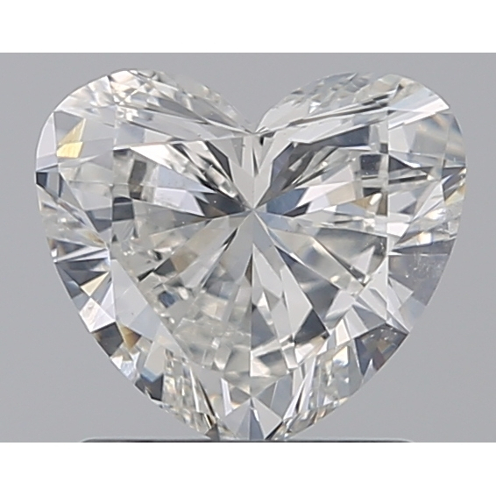 1.00 Carat Heart Loose Diamond, H, SI1, Ideal, GIA Certified