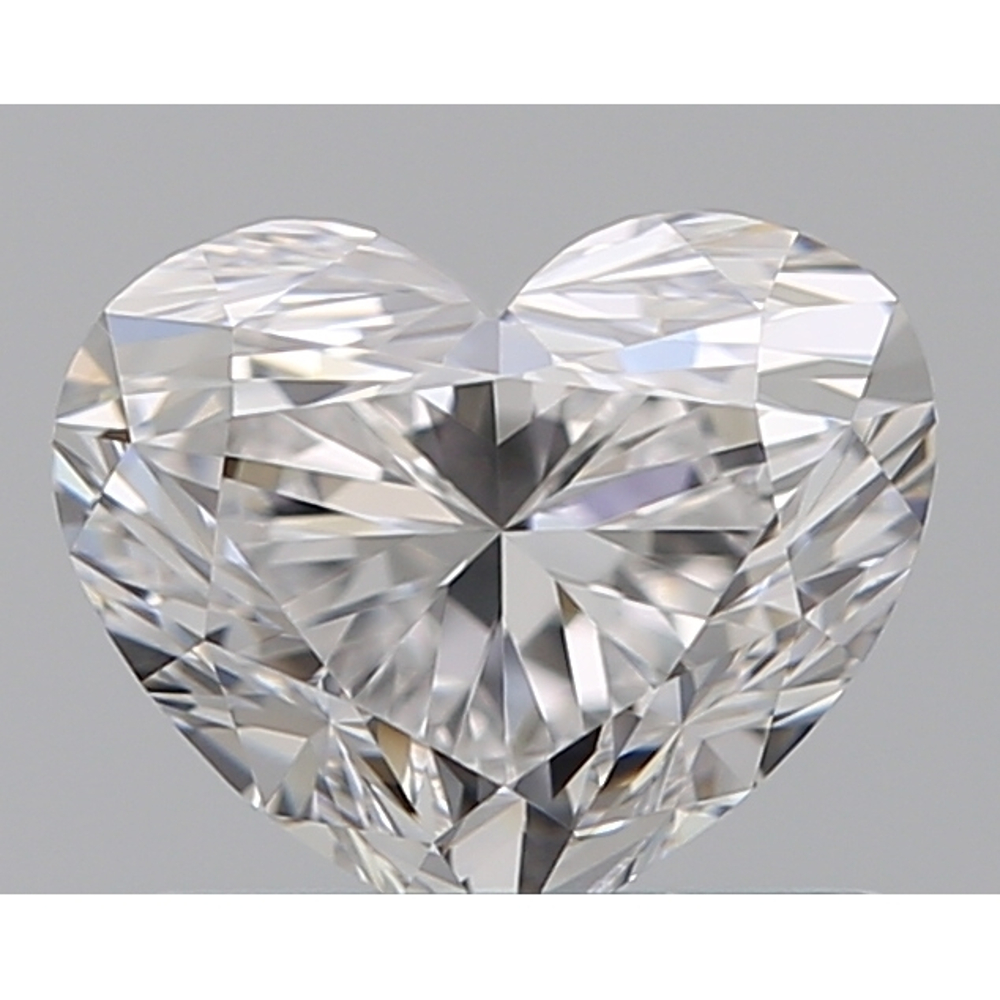 0.72 Carat Heart Loose Diamond, D, VVS1, Ideal, GIA Certified | Thumbnail