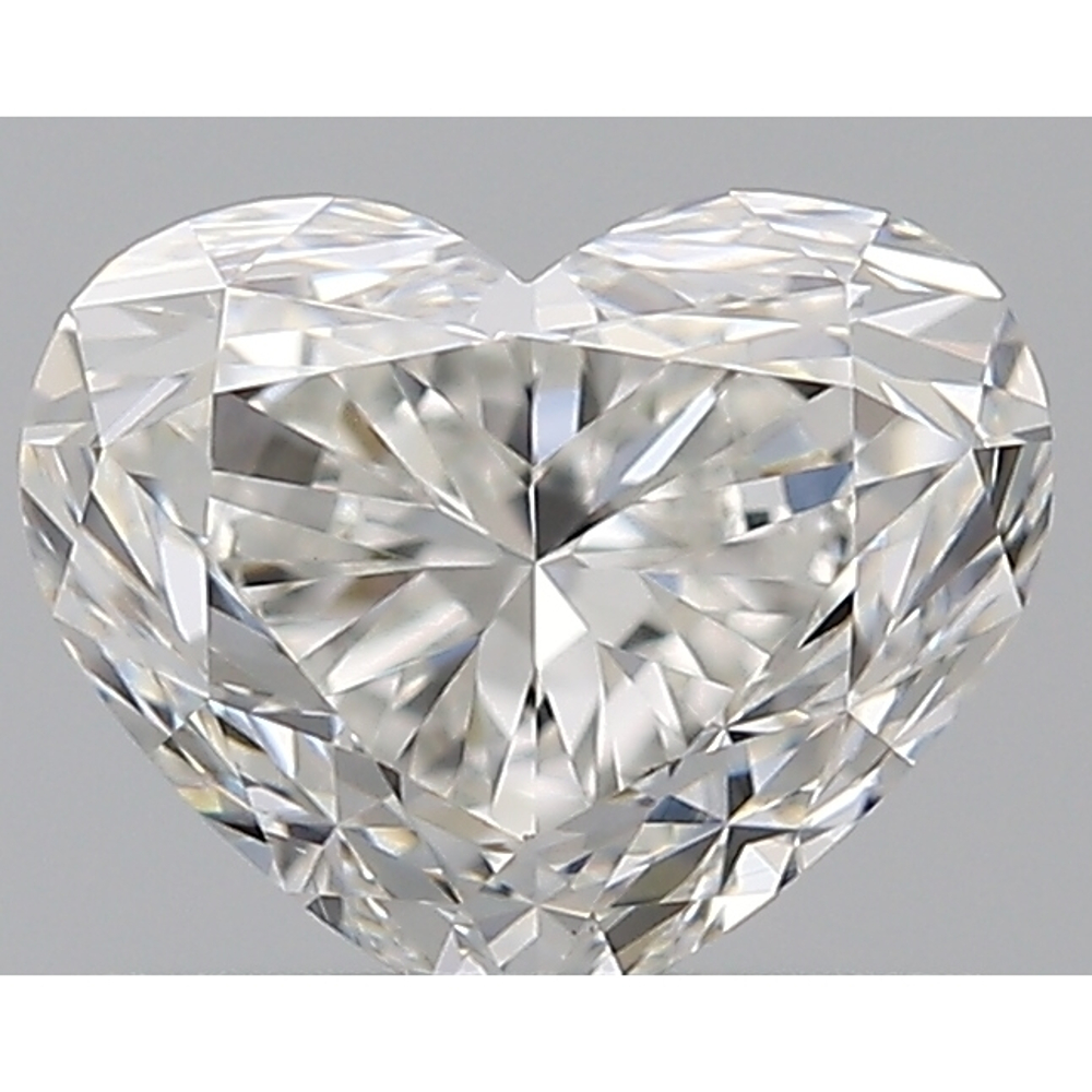 0.72 Carat Heart Loose Diamond, H, VVS2, Super Ideal, GIA Certified