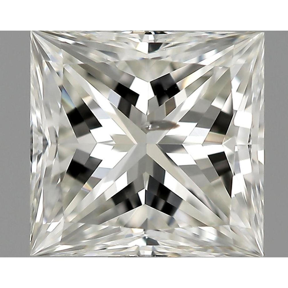 0.91 Carat Princess Loose Diamond, I, SI2, Ideal, GIA Certified