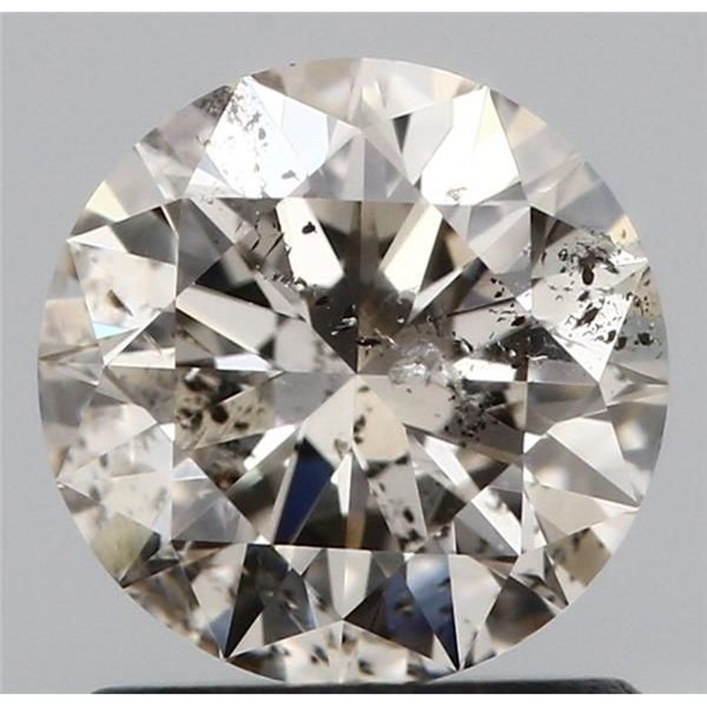 1.01 Carat Round Loose Diamond, M, I1, Super Ideal, GIA Certified