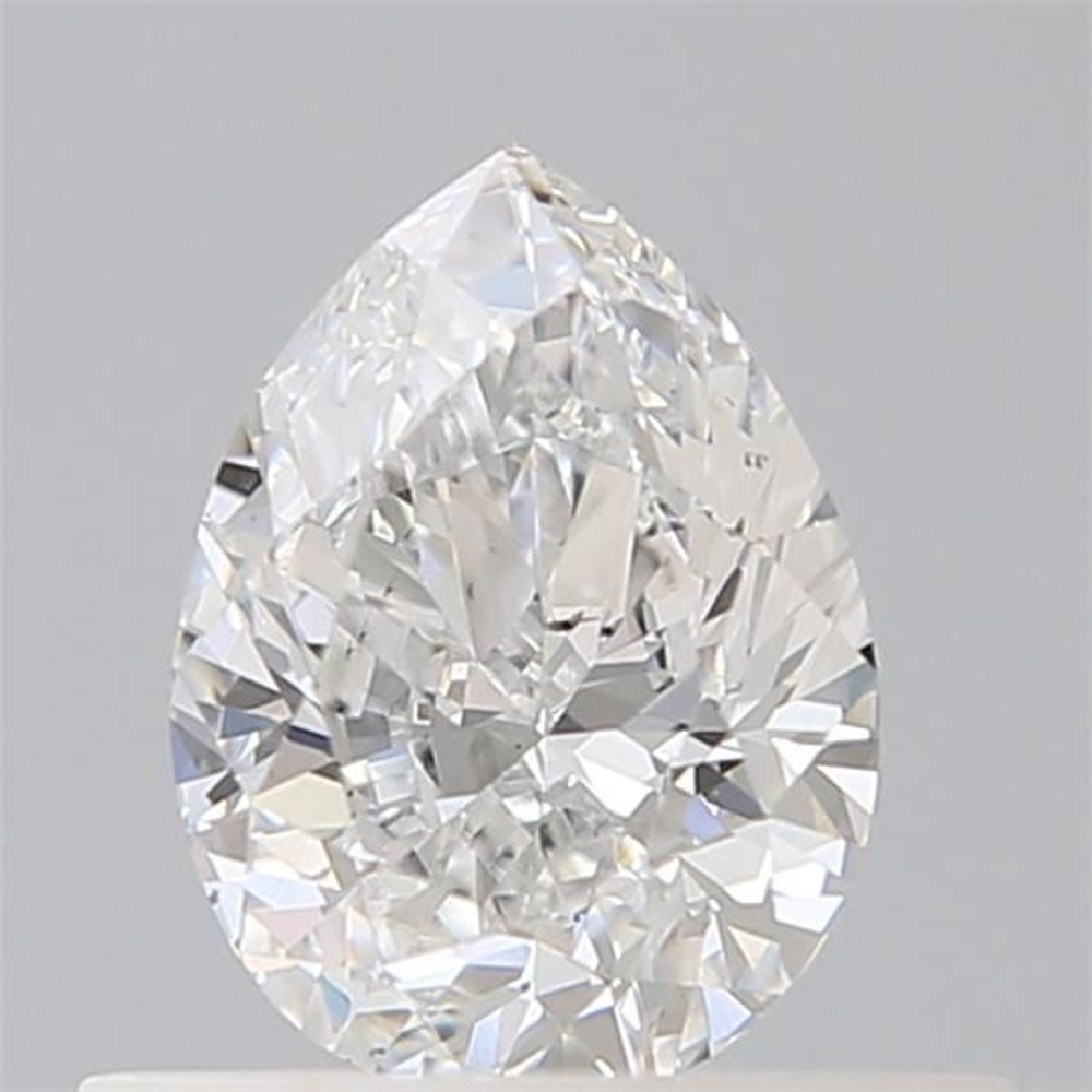 0.50 Carat Pear Loose Diamond, D, VS2, Excellent, GIA Certified | Thumbnail