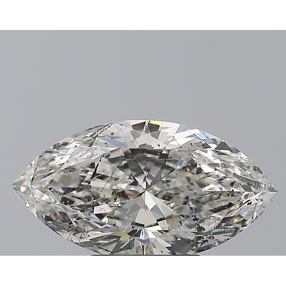 2.51 Carat Marquise Loose Diamond, G, SI2, Super Ideal, IGI Certified