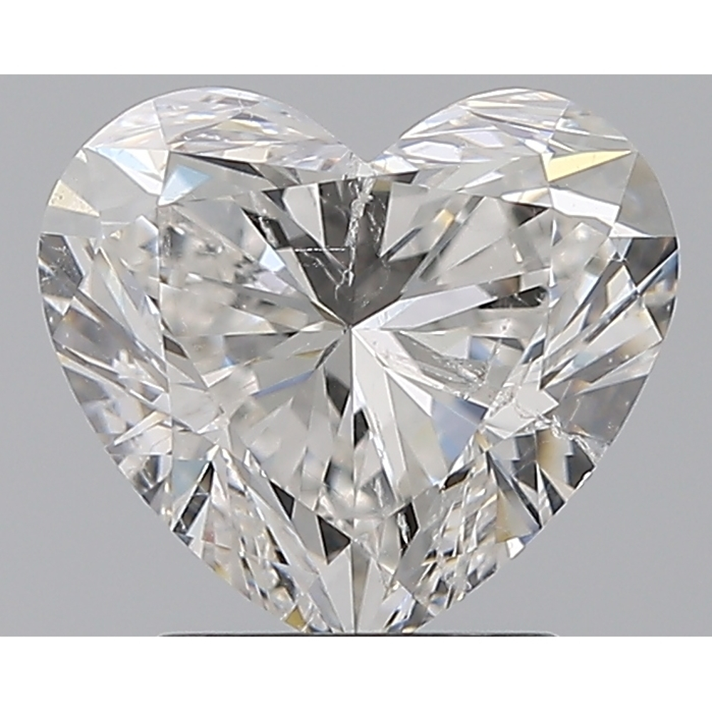 2.03 Carat Heart Loose Diamond, G, SI2, Super Ideal, GIA Certified