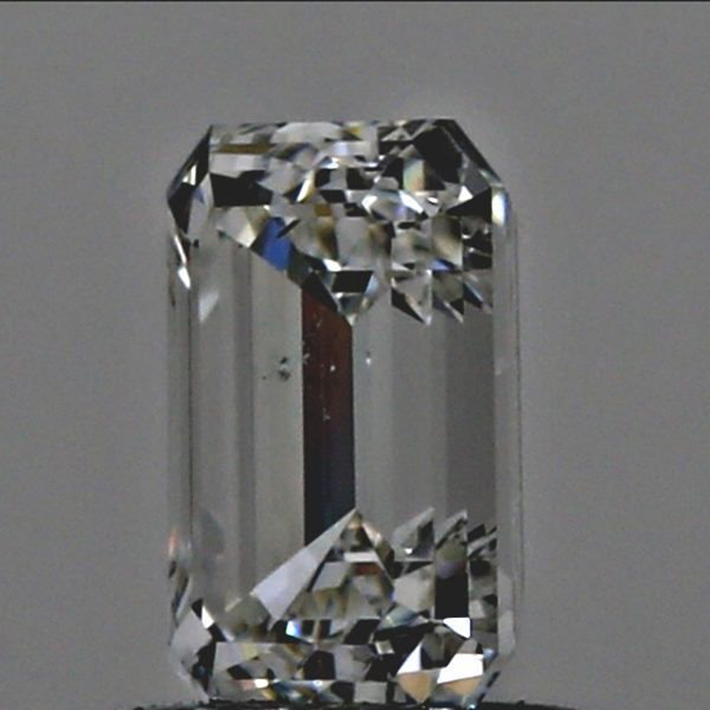 0.50 Carat Emerald Loose Diamond, H, SI2, Ideal, GIA Certified | Thumbnail