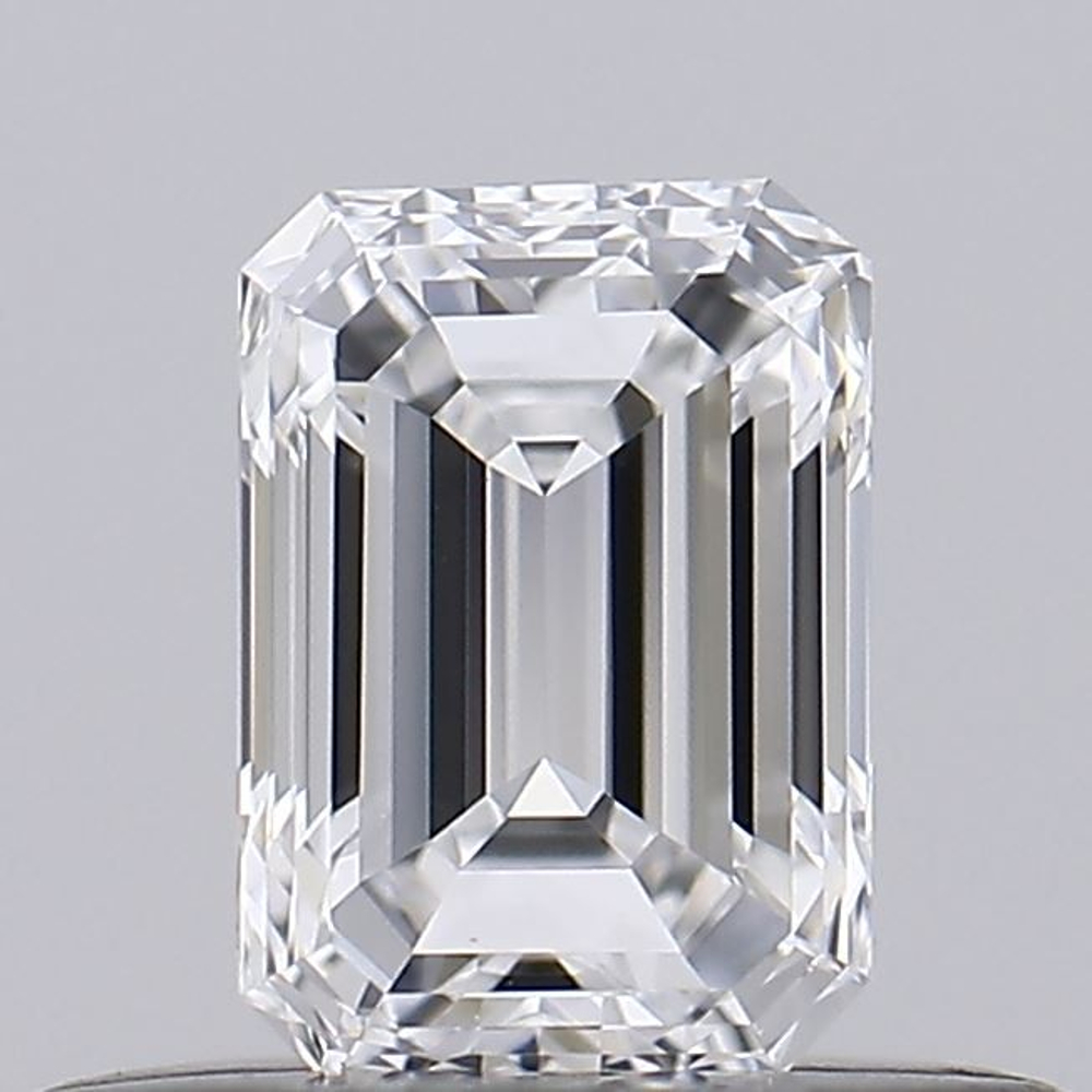 0.35 Carat Emerald Loose Diamond, D, VVS2, Ideal, GIA Certified | Thumbnail