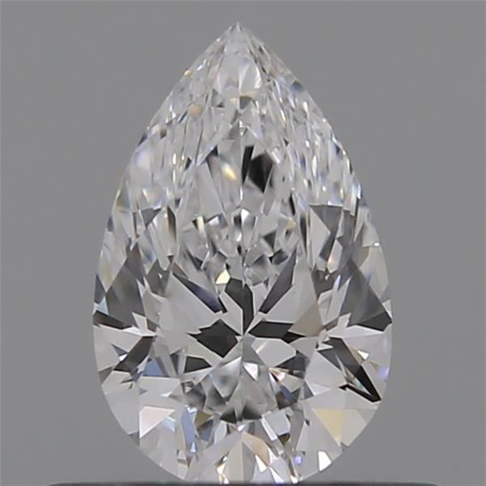 0.45 Carat Pear Loose Diamond, D, VS1, Ideal, GIA Certified | Thumbnail