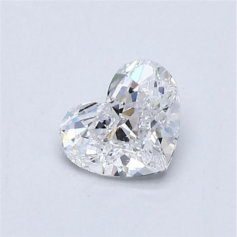 0.51 Carat Heart Loose Diamond, D, VS2, Very Good, GIA Certified | Thumbnail