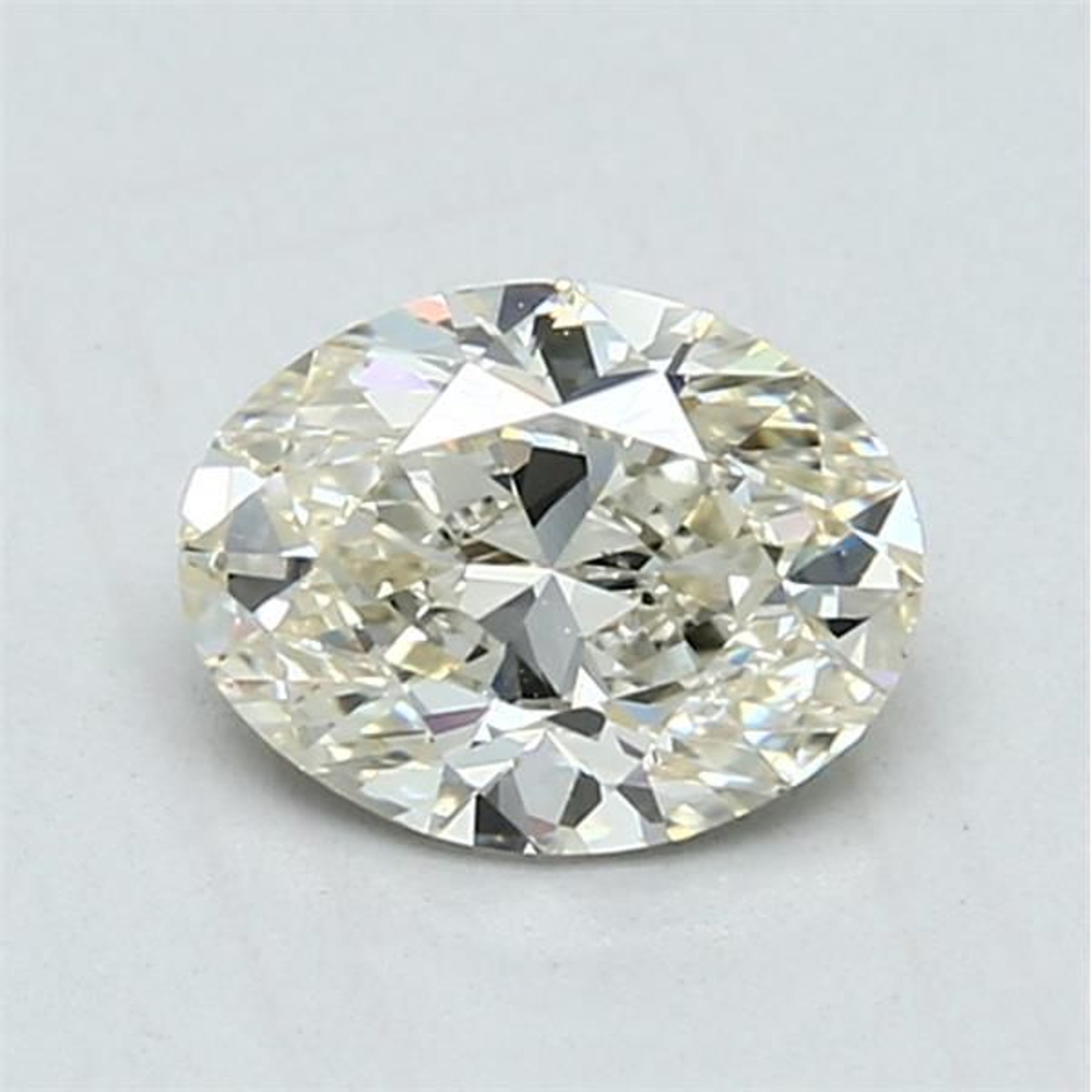 1.02 Carat Oval Loose Diamond, L Faint Brown, VS2, Ideal, GIA Certified