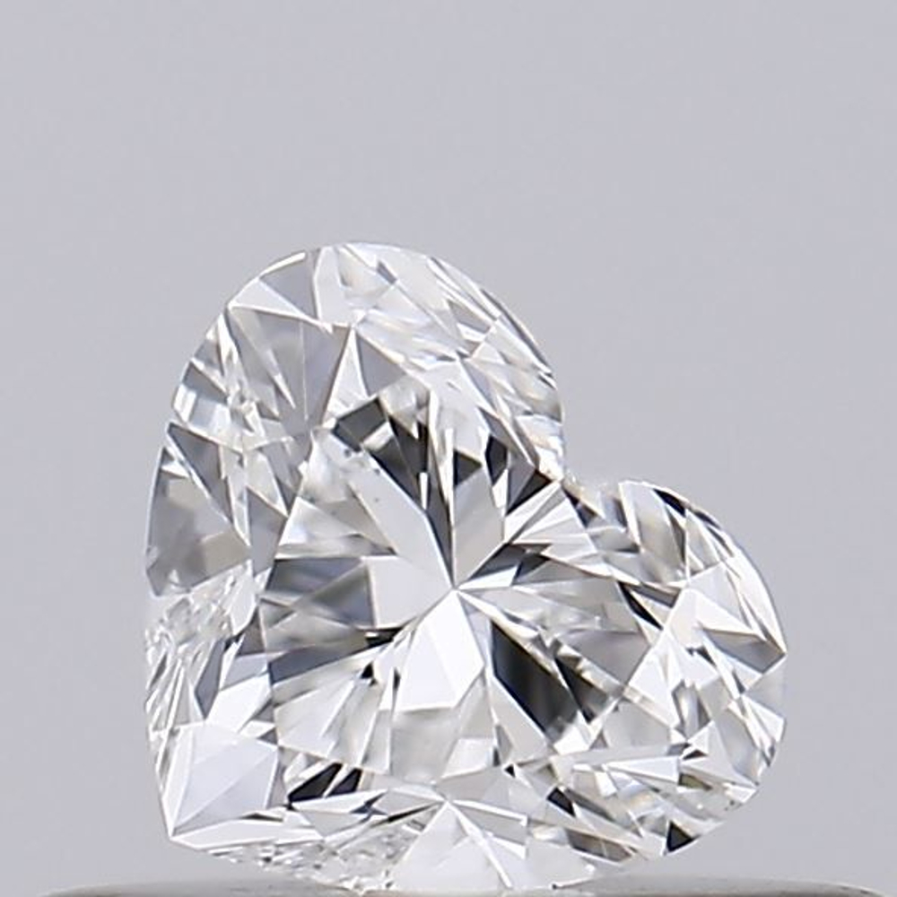 0.30 Carat Heart Loose Diamond, F, VVS1, Ideal, GIA Certified
