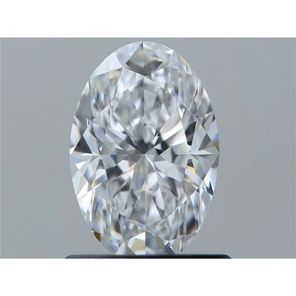 0.81 Carat Oval Loose Diamond, D, VVS2, Ideal, GIA Certified
