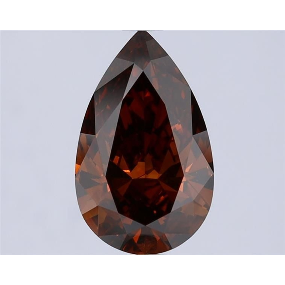 1.36 Carat Pear Loose Diamond, Fancy Deep Even, SI2, Super Ideal, GIA Certified | Thumbnail