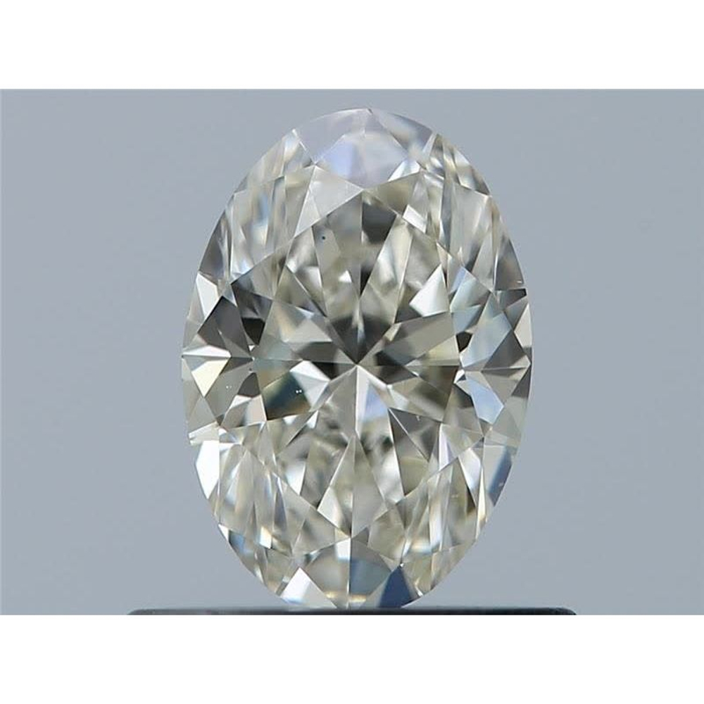 0.50 Carat Oval Loose Diamond, K, VS1, Excellent, GIA Certified | Thumbnail