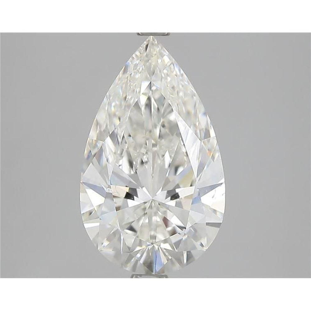 3.02 Carat Pear Loose Diamond, H, VS2, Super Ideal, GIA Certified