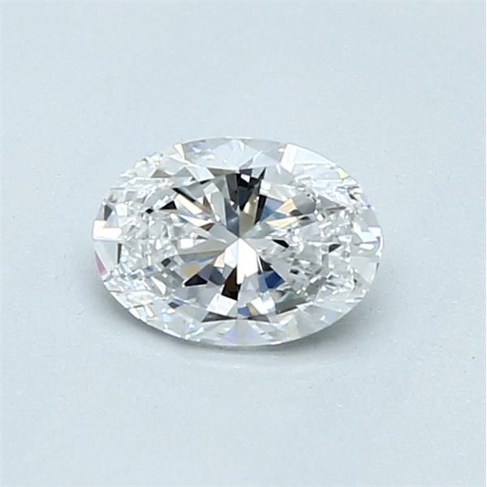 0.50 Carat Oval Loose Diamond, D, VVS1, Good, GIA Certified | Thumbnail