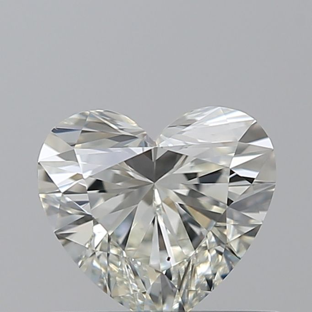 0.58 Carat Heart Loose Diamond, G, VS1, Super Ideal, GIA Certified | Thumbnail