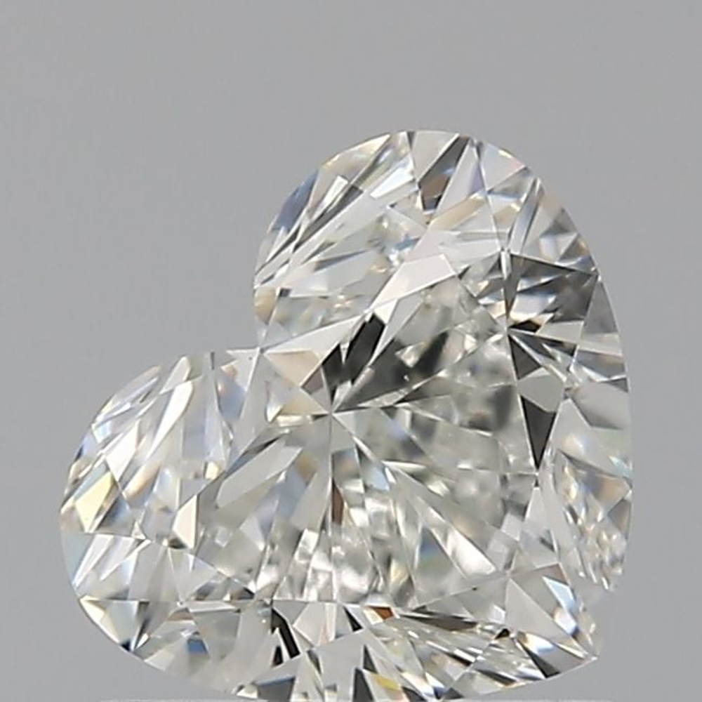 0.81 Carat Heart Loose Diamond, F, VVS2, Super Ideal, GIA Certified | Thumbnail