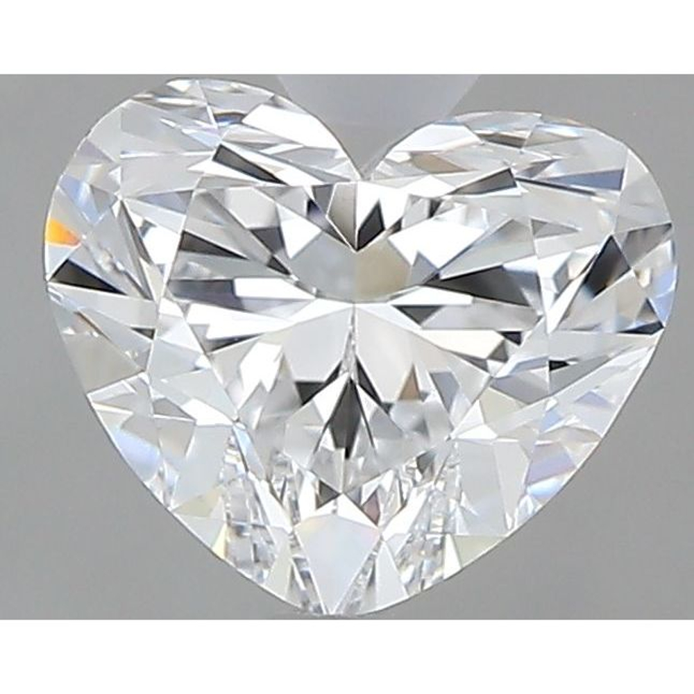 0.83 Carat Heart Loose Diamond, D, VVS2, Super Ideal, GIA Certified | Thumbnail