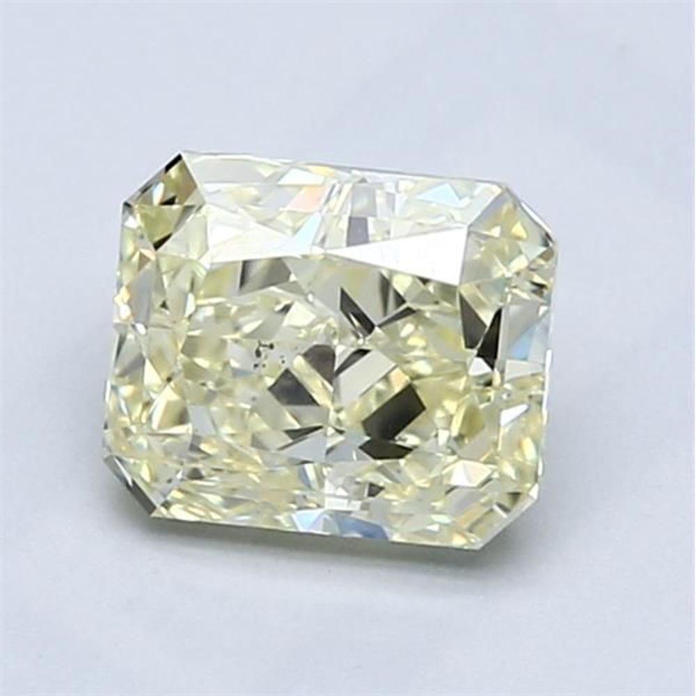 1.50 Carat Radiant Loose Diamond, FY FY, SI1, Excellent, GIA Certified