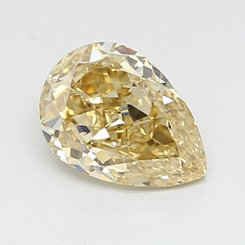 0.66 Carat Pear Loose Diamond, FANCY, SI2, Excellent, GIA Certified