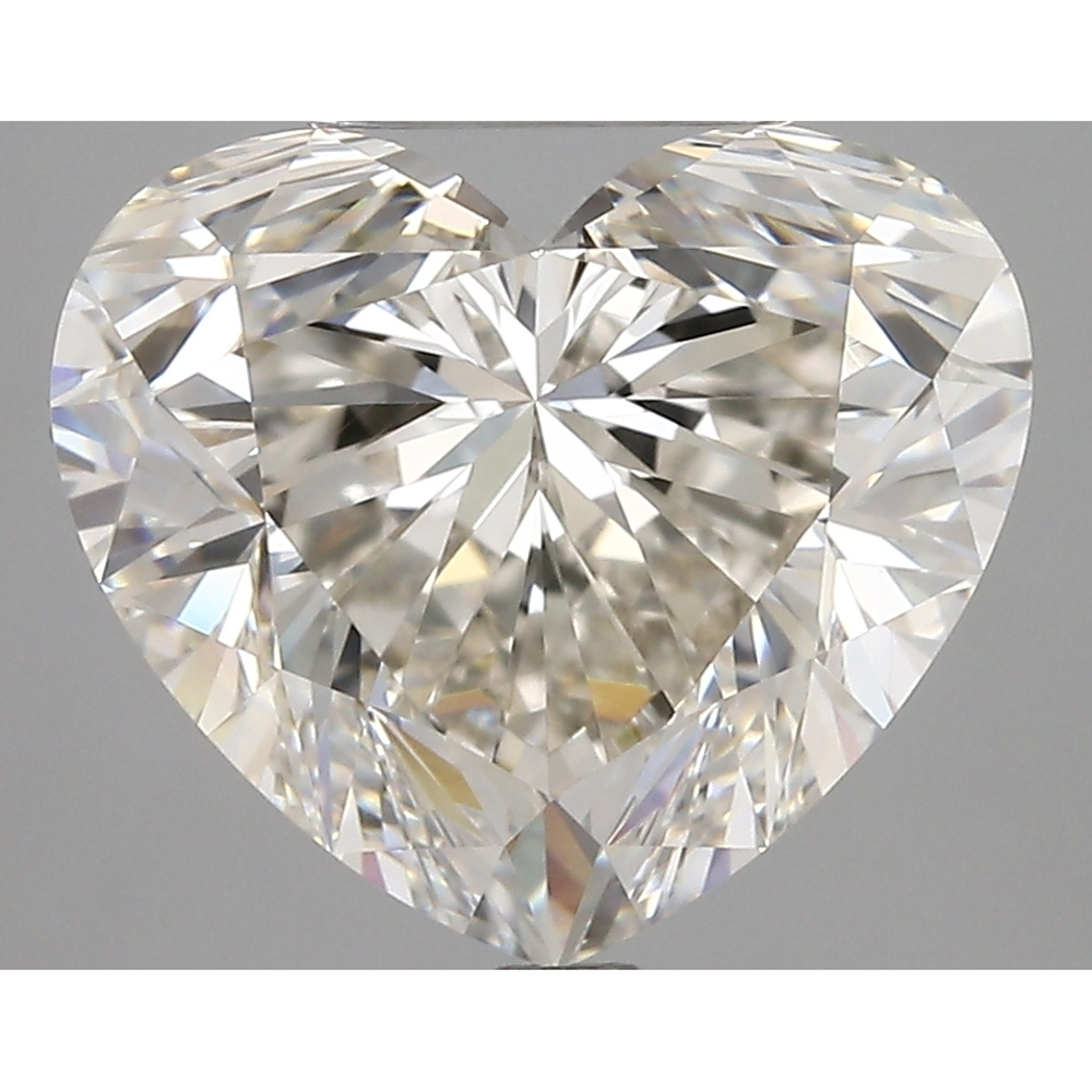 5.03 Carat Heart Loose Diamond, J, VVS1, Super Ideal, GIA Certified